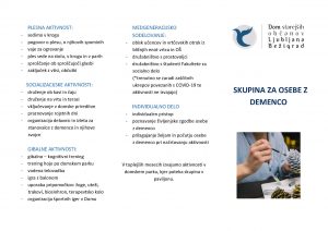 Skupina za osebe z demenco